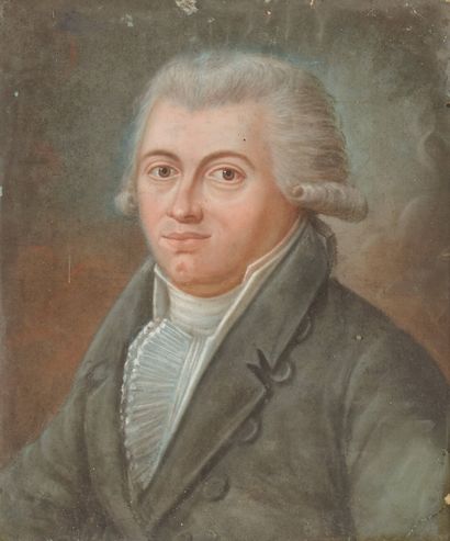 ÉCOLE FRANÇAISE, VERS 1780
Portrait d'homme...