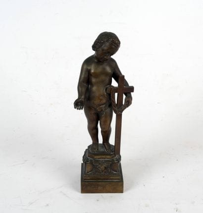 École du XIXe siècle
L'Enfant Jésus appuyé...