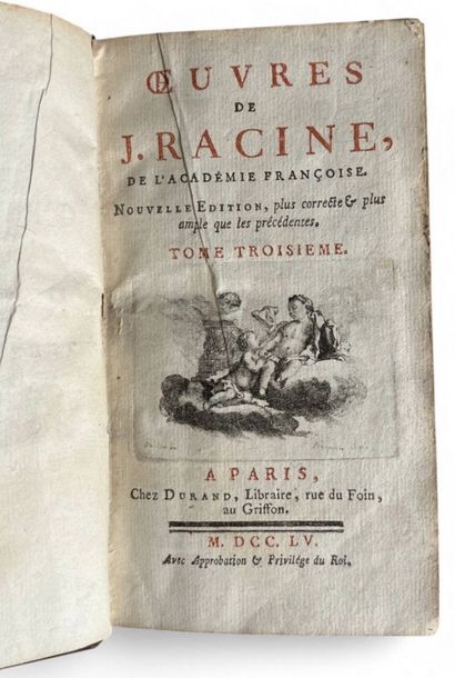 RACINE Jean, Les Oeuvres, Editions chez Durand...