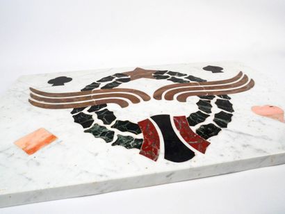 Plateau rectangulaire de table à jeux en...