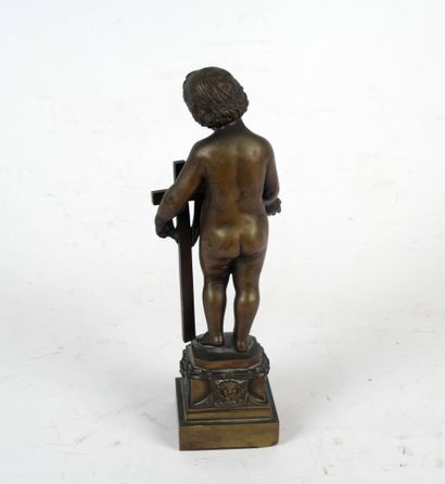 École du XIXe siècle
L'Enfant Jésus appuyé...
