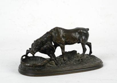 Pierre-Jules MÊNE (1810-1879)
Jument arabe...