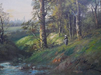 HENRY Charles, XIXe XXe siècle, 
Paysanne...