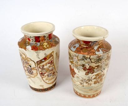 JAPON, époque Meiji (1868-1912)
Paire de...