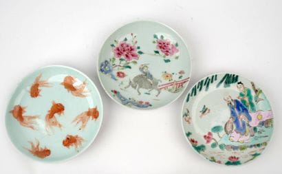 CHINE - Début XXe siècle
Trois coupelles...