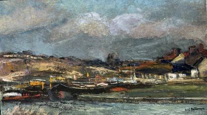 BELLANGER, René Charles (1895–1964)
The Barges...