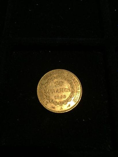 FRANCE

1 pièce or 20 francs Génie (1898...