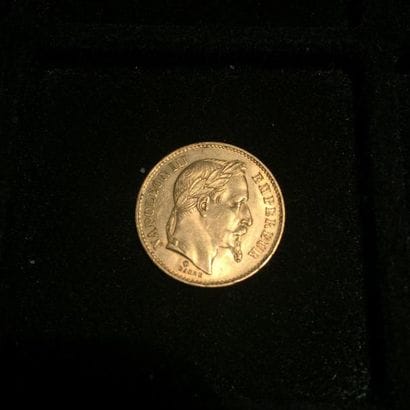 FRANCE

1 pièce or 20 francs Napoléon III...