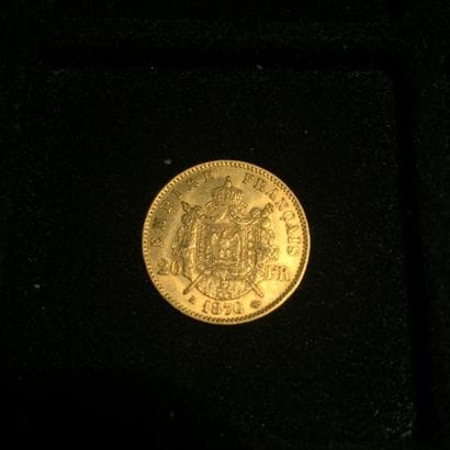 FRANCE

1 pièce or 20 francs Napoléon III...
