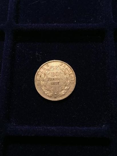 FRANCE

20 francs Napoléon III tête nue (1857...