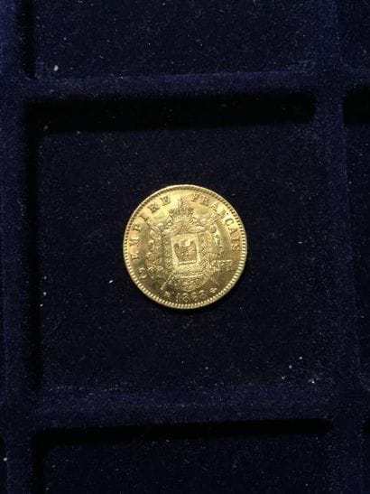 20 Francs or Napoléon tête laurée (BB 18...