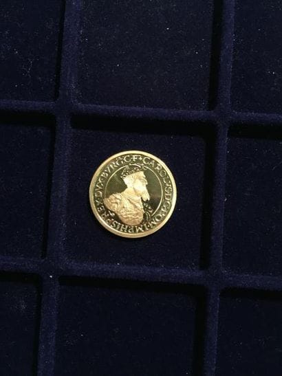 [OR - BELGIQUE]

50 ECU 1987 - Charles Quint...