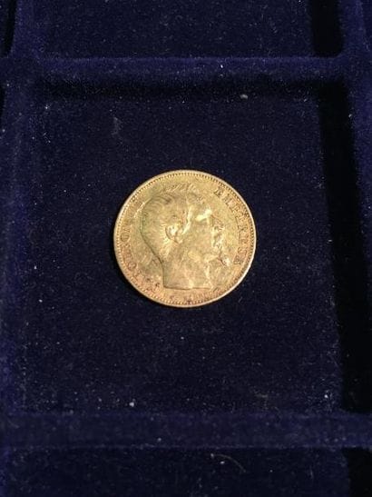 20 francs Napoléon III tête nue - Empire...