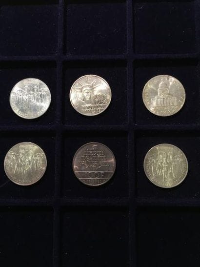 [ Pièces en argent ]

Lot de 6 pièces de...