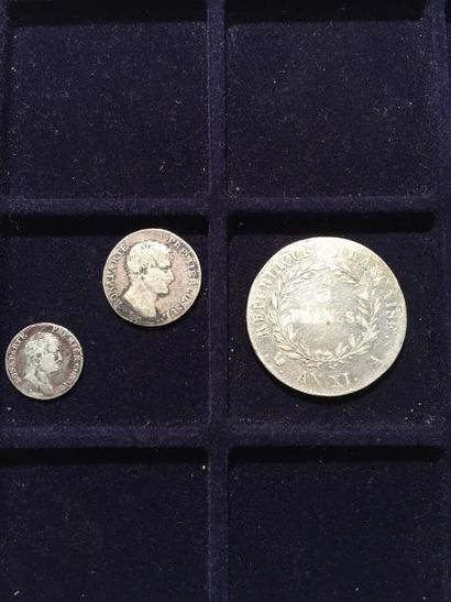 Ensemble de 3 pièces en argent 