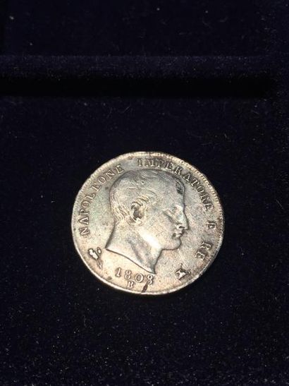 ROYAUME D'ITALIE - ARGENT - 

1 Lire Napoléon...