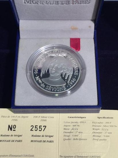 [MONNAIE DE PARIS] 

- Une pièce de 100 francs...