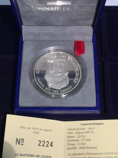 [MONNAIE DE PARIS] 

- Une pièce de 100 francs...
