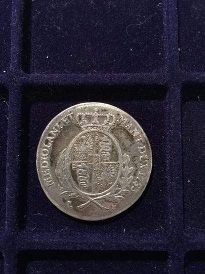 [ Italie ] 

Pièce d'une lire en argent 1783...