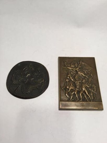 [MEDAILLE]

un lot de deux médailles composé...