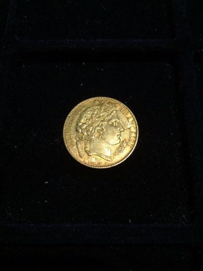 [ Pièce en or ]

1 pièce de 20 francs 