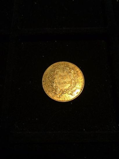 [ Pièce en or ]

1 pièce de 20 francs 