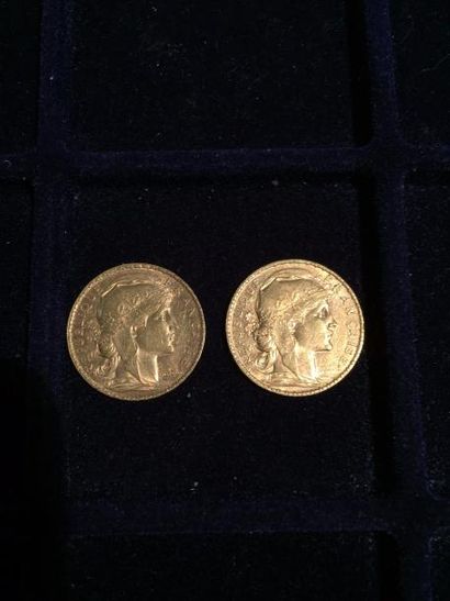 [ Pièce en or ]

2 pièces de 20 francs 