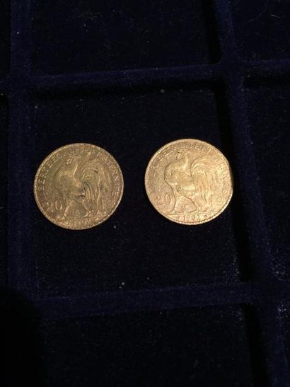 [ Pièce en or ]

2 pièces de 20 francs 