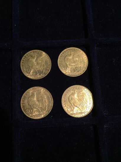 [ Pièce en or ]

4 pièces de 20 francs 