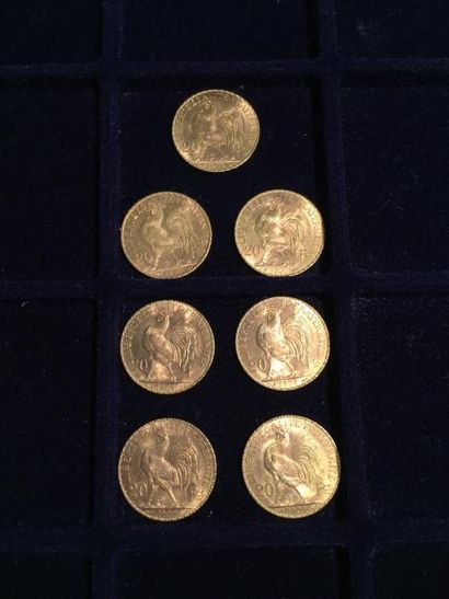 [ Pièce en or ]

7 pièces de 20 francs 