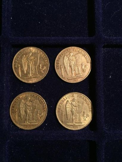 [ Pièce en or ]

4 pièces de 20 francs 