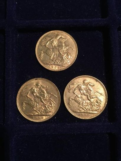 [ Pièce en or ] [ Royaume-Uni ]

3 pièces...