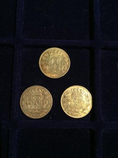 [ Pièce en or ] [ Louis XVIII ]

3 pièces...