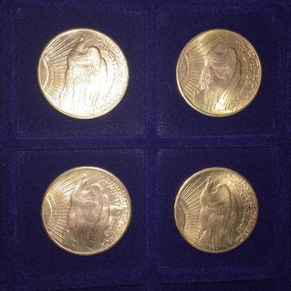 USA

4 pièces 20 dollars « Saint-Gaudens...