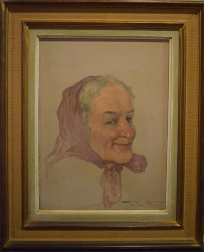 VITTINI Guilio (1888-1968)

Couple de paysans...