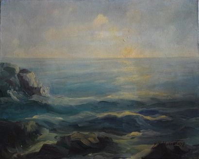 NOCENTE Nicola (XXème siècle) 

Bord de mer

Huile...