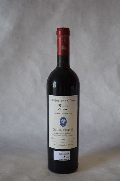 12 	bouteilles 	CH. 	HAUT RIGALEAU, 	Bordeaux...