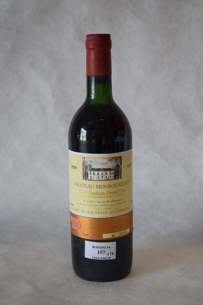 12 	bouteilles 	CH. 	MONBOUSQUET, Grand Cru...