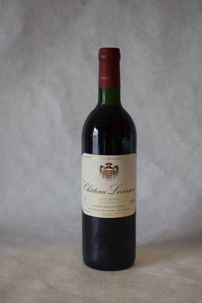 5 	bouteilles 	CH. 	LIVERSAN, 	Haut-Médoc...