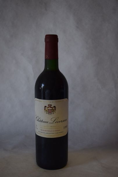 12 	bouteilles 	CH. 	LIVERSAN, 	Haut-Médoc...