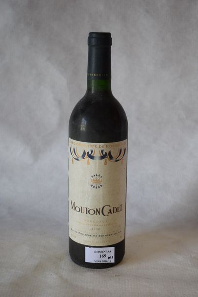12 	bouteilles 	MOUTON-CADET, 		Bordeaux...