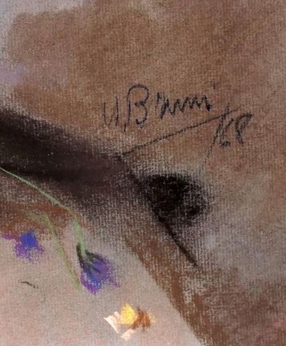BRUNI, Umberto (1914-)
Nature morte
Pastel
Signé...