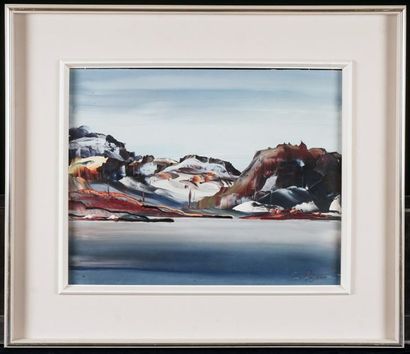 GAGNON, René (1927-)
Payage
Huile sur isorel
Signée...