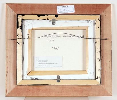 POISSANT, Marc (1945 - )
« Improvisation...