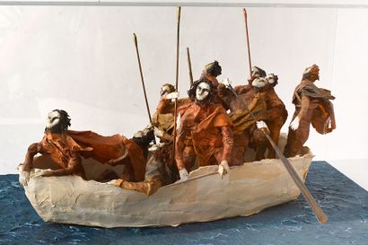 MARTINEAU, Aline (1949-) 
Sur une barque...