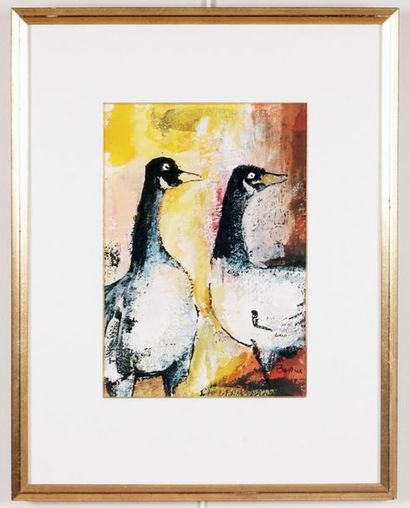 BASQUE, Léonard Parent (1927-2016)
Oies
Acrylique...
