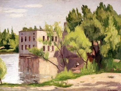 NEUMANN, Ernest (1907 - 1955)
Homme au bord...