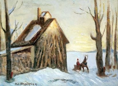 POIRIER, Narcisse (1883-1983) L-1862
Paysage...