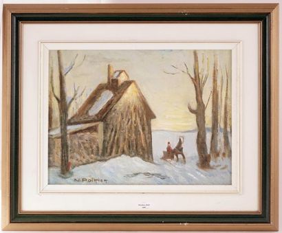 POIRIER, Narcisse (1883-1983) L-1862
Paysage...