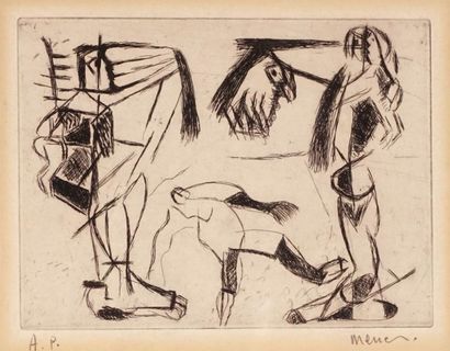 MESSER, David (1912 - 1998)
Sans titre
Pastel
Signé...